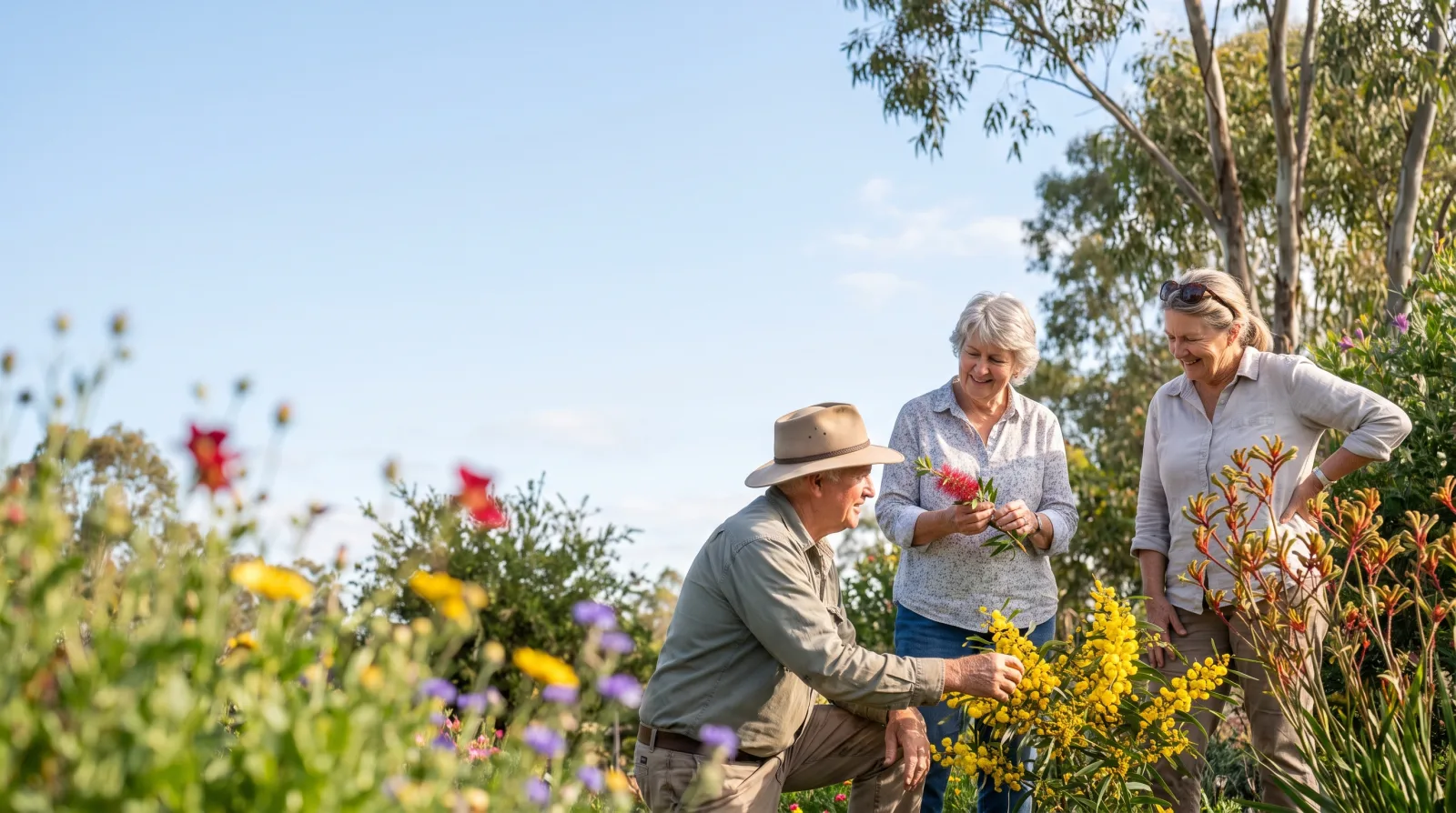 A bright Central Queensland spring day among the gardens