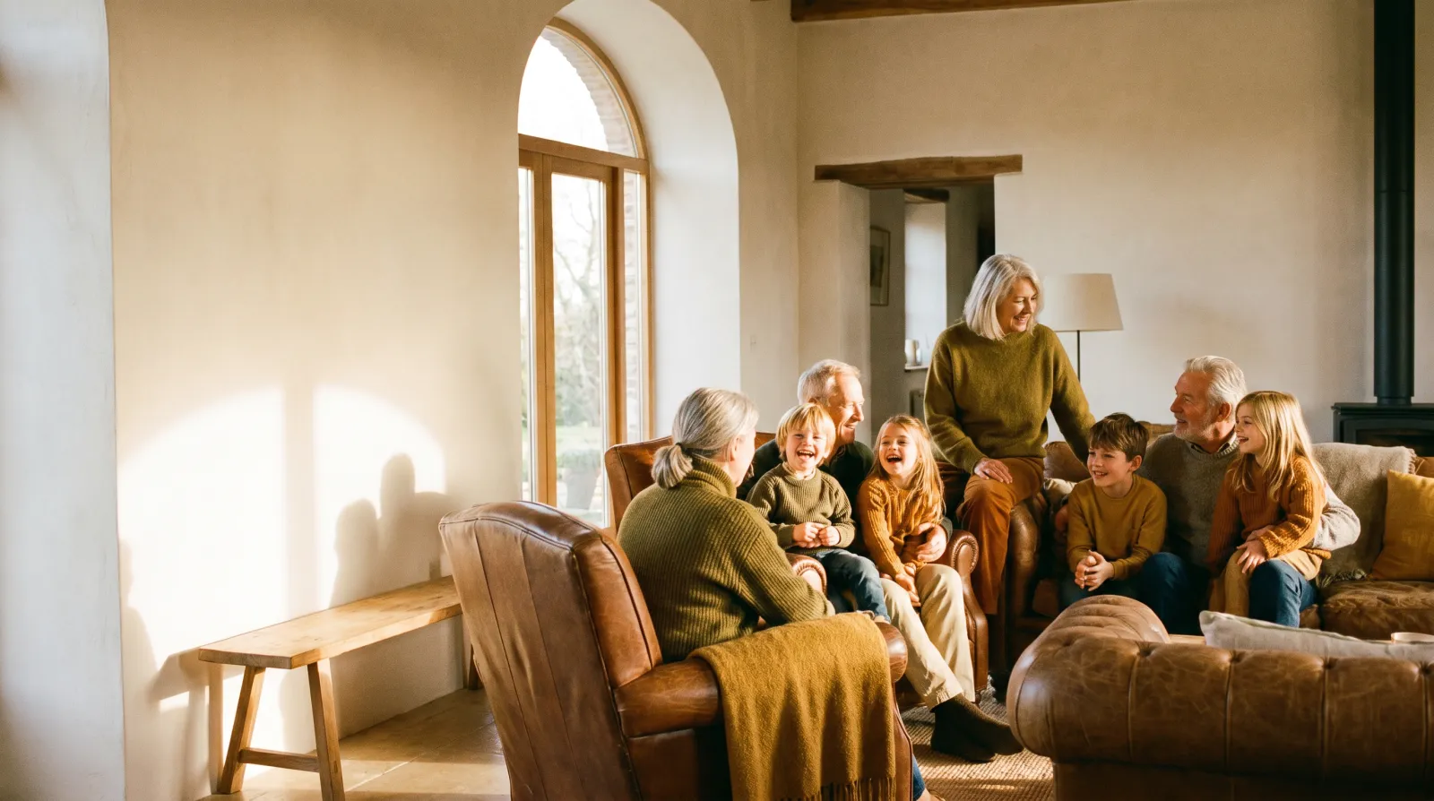 Family conversation at home, the kind of everyday listening that matters to Blackwater families